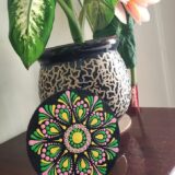 nk lm 01 green floral mandala art 1