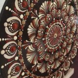 nk lm 05 brown floral mandala art 3