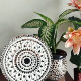 nk lm 08 white mandala lippan art 2