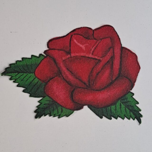 nk rr 22 classic red rose ready rangoli 1