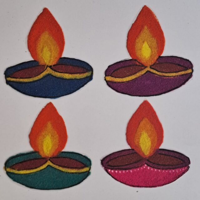 nk rr 29 colored diyas 1